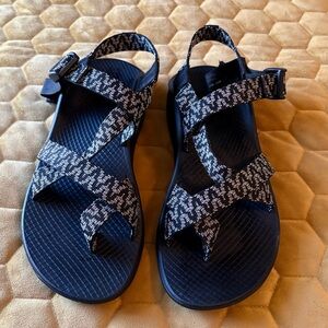 Chaco Black and White Women's Sandals